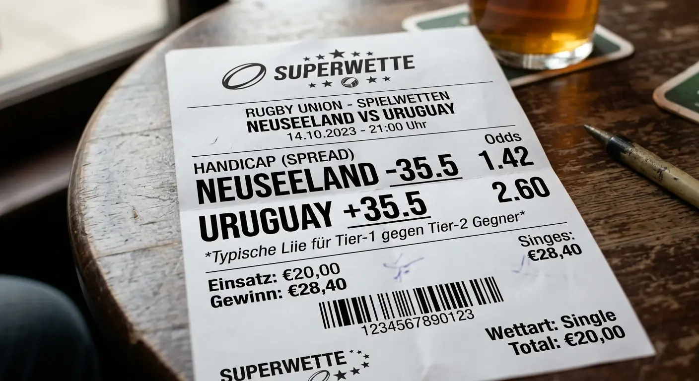 Handicap-Spreads bei Neuseeland- und Südafrika-Spielen – typische Linien gegen Tier-2-Teams im Rugby Union