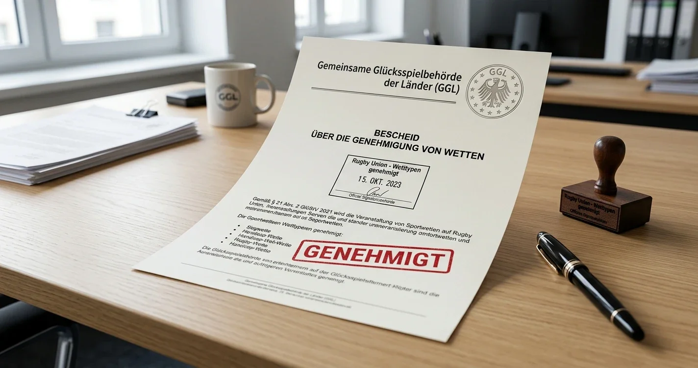 GGL-Lizenz und Rugby Wetten – Regulierungsrahmen für deutschen Sportwettenmarkt mit GGL-Whitelist erklärt