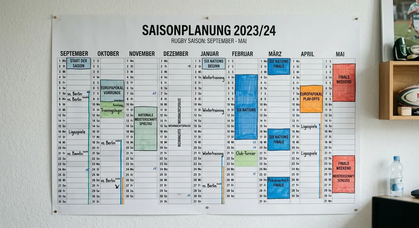 Premiership Rugby Saisonkalender: September bis Mai im Überblick – Spieltage und Überschneidungen mit europäischen Wettbewerben
