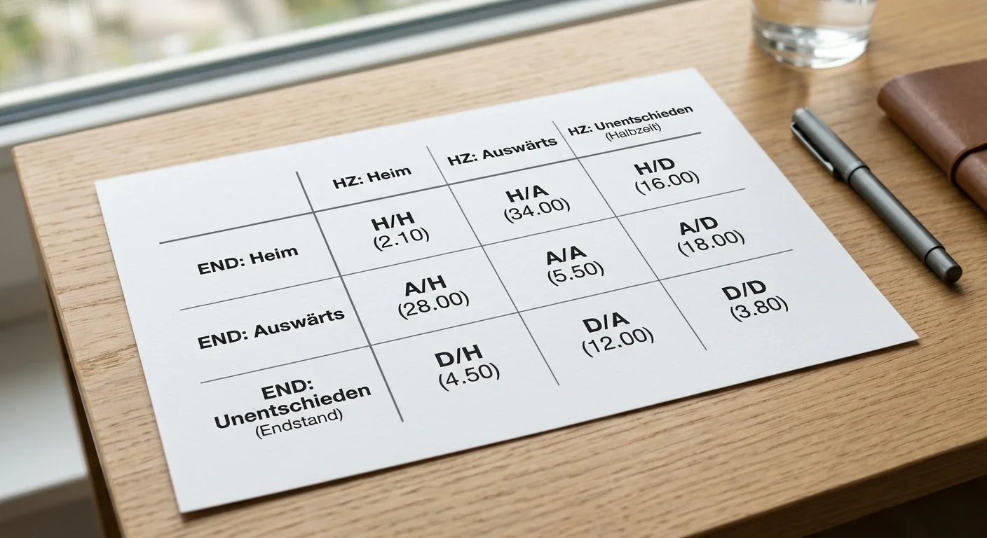 Neun mögliche Ergebnisse der Halbzeit/Endstand-Wette beim Rugby Union erklärt