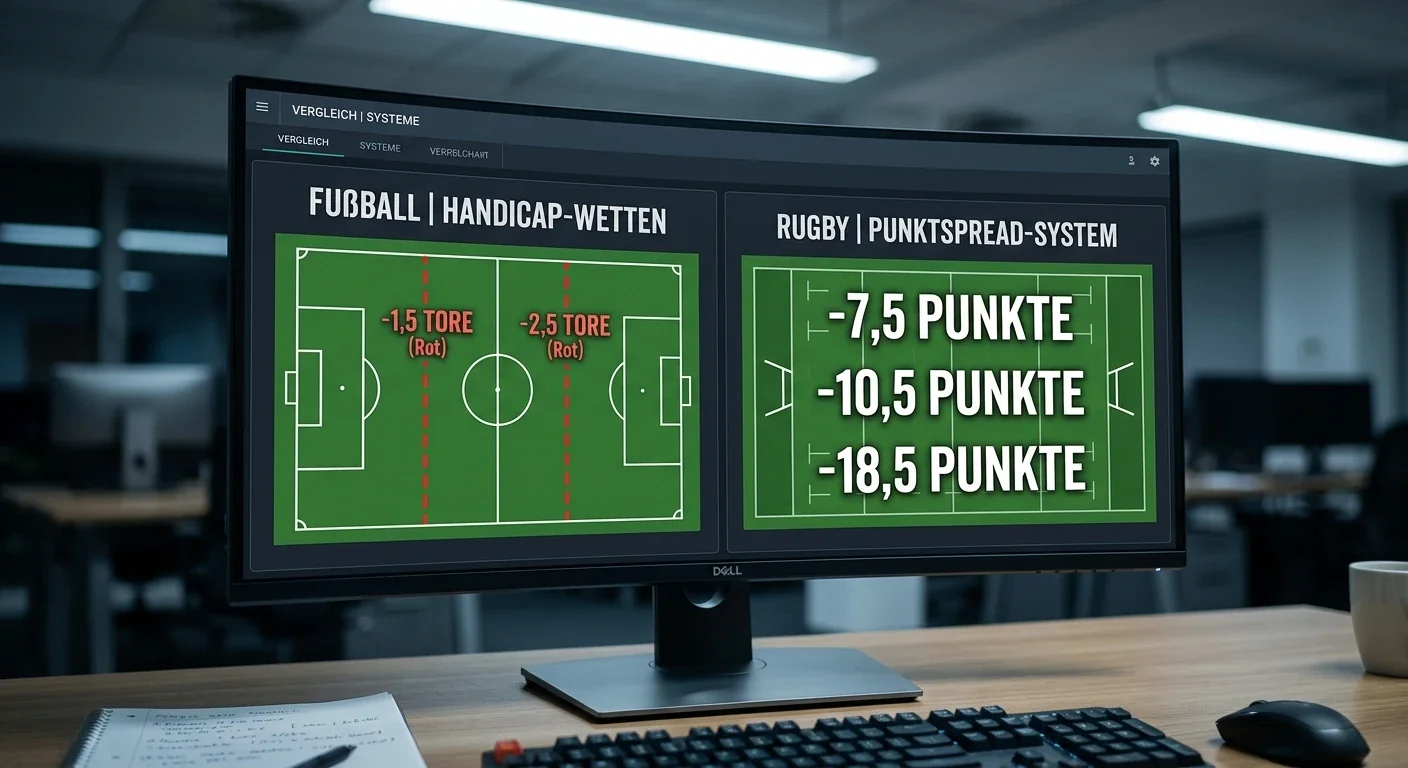 Vergleich zwischen Fußball und Rugby Union Handicap-Wetten – warum Spreads beim Rugby viel größer ausfallen