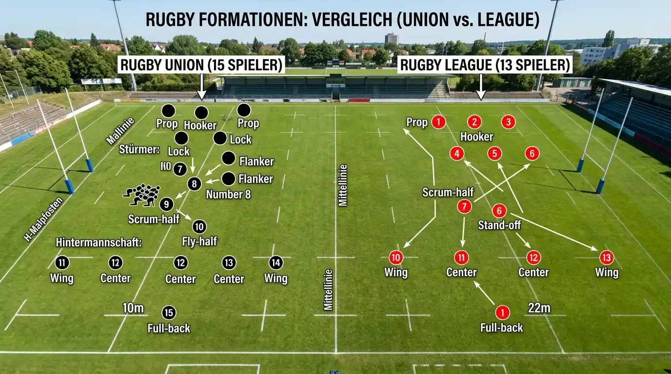 Rugby Union 15 vs. Rugby League 13 Spieler: Einfluss der Spielerzahl auf Wettlinien und Handicap-Spreads