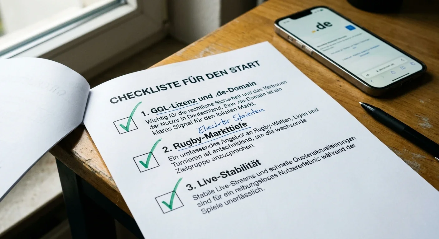 Checkliste für die Auswahl einer Rugby Wetten App – GGL-Lizenz, Markttiefe und Live-Stabilität