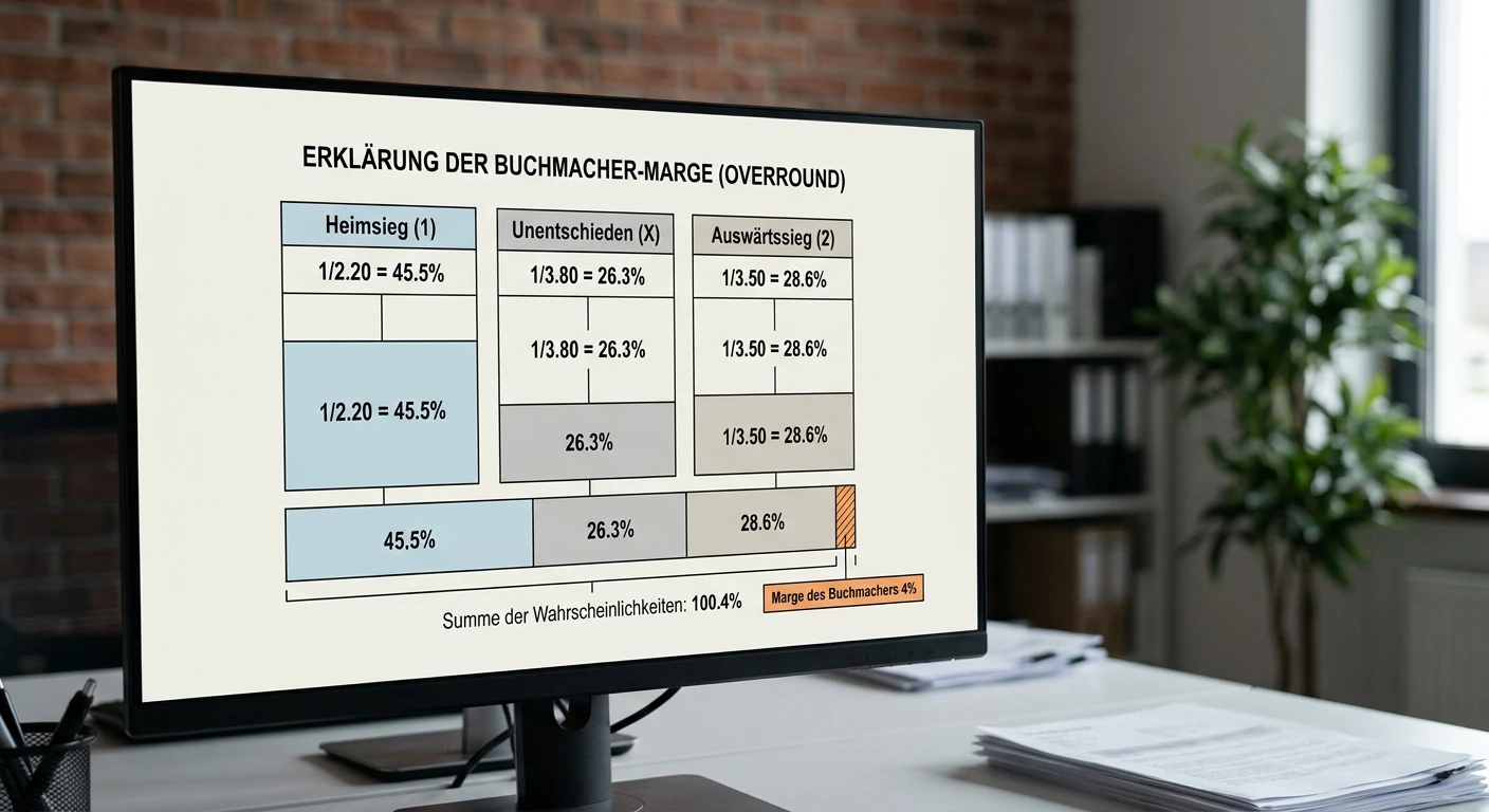 Overround und Quotenschlüssel bei Rugby Sportwetten berechnen – Marge des Buchmachers verstehen