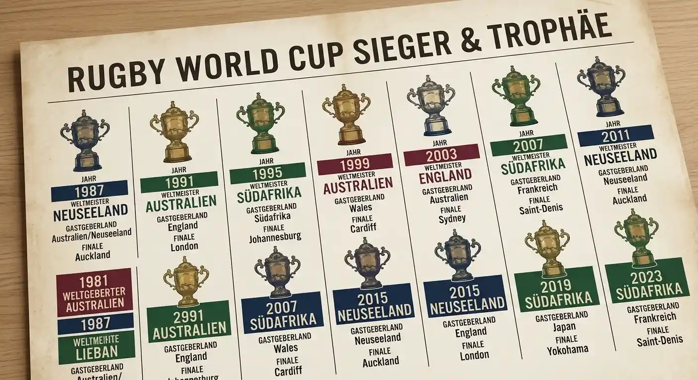 Historische Rugby World Cup Ergebnisse und ihr Einfluss auf zukünftige Wettquoten