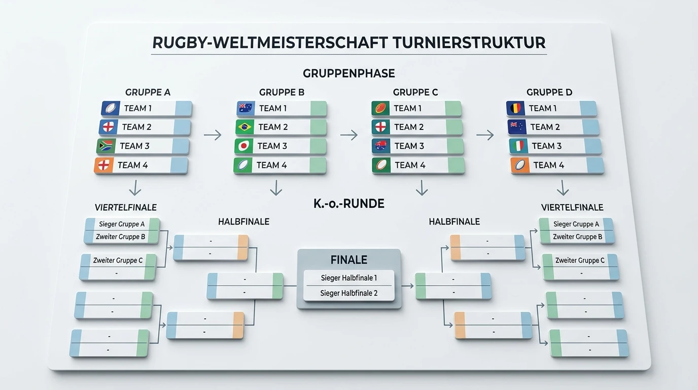 Rugby World Cup Format und Gruppenphase – Überblick für WM Wetten und Sportwetter-Strategien