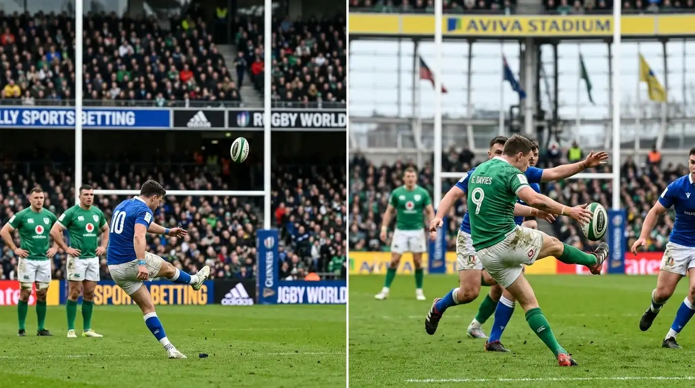Drop Goal und Penalty als erste Punkte beim Rugby – Wahrscheinlichkeitsvergleich für Zeitpunkt-Wetten