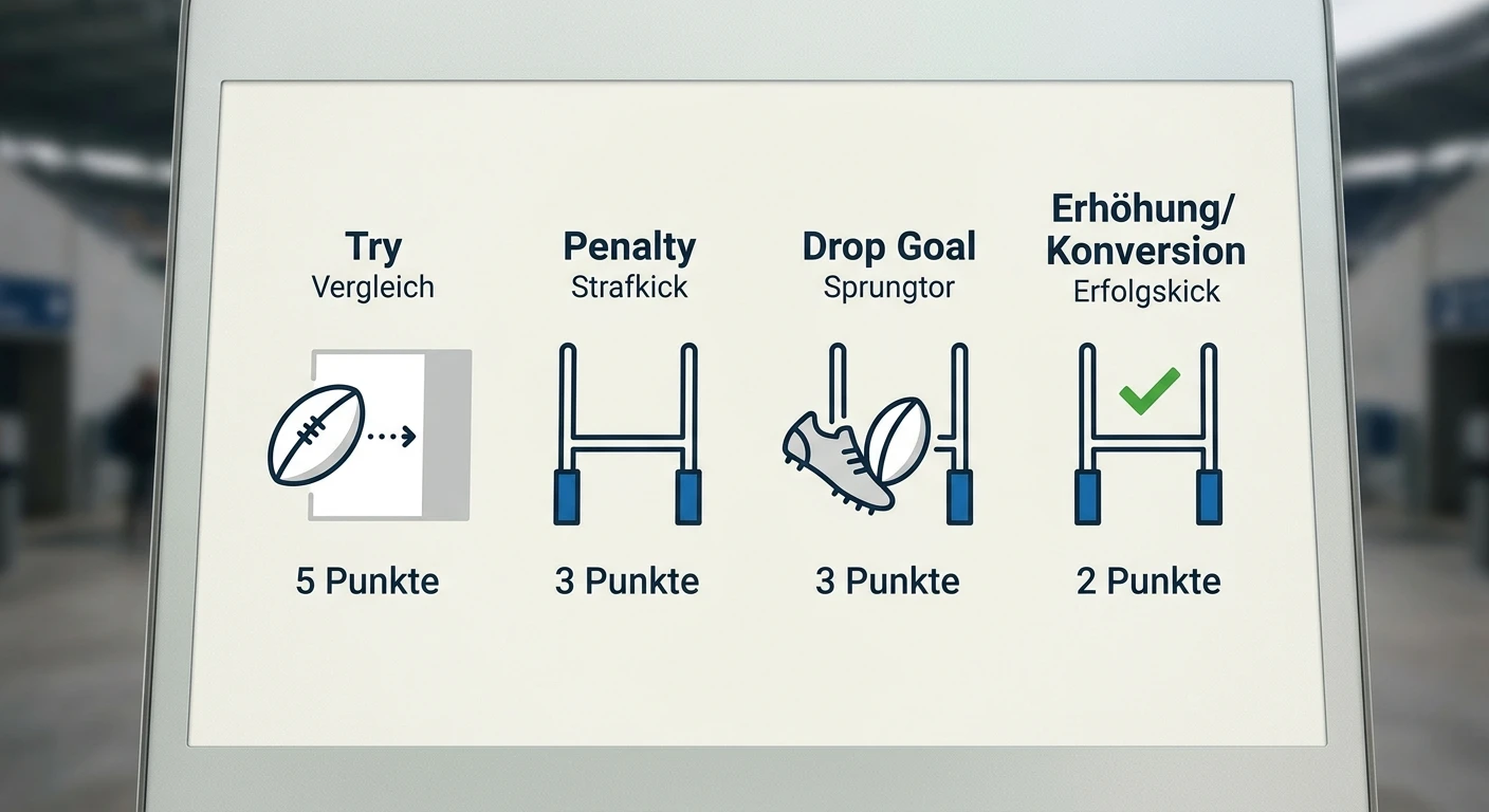 Erste-Punkte-Methode beim Rugby – Try, Penalty oder Drop Goal als erste Punkte des Spiels wetten