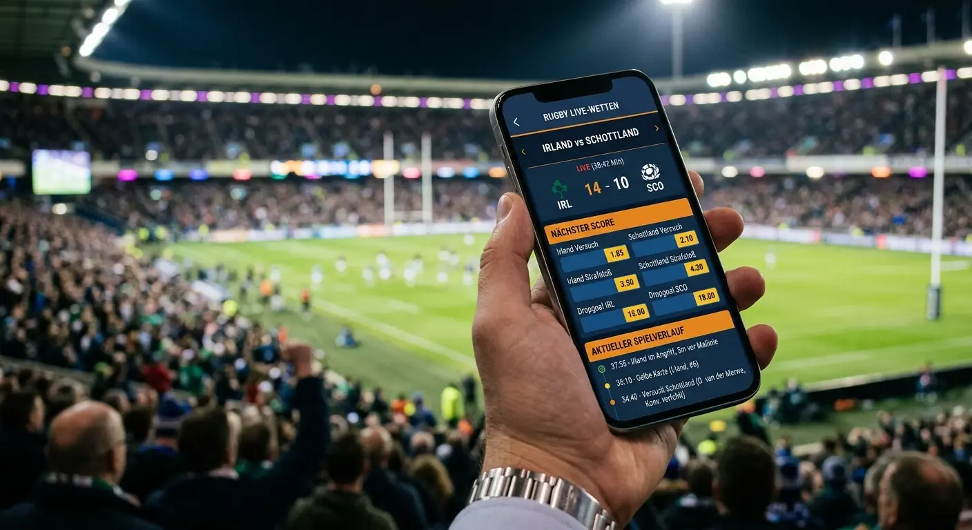 Live-Rugby-Zeitpunkt-Wetten in Aktion – nächster Try und nächster Score beim In-Play-Wetten