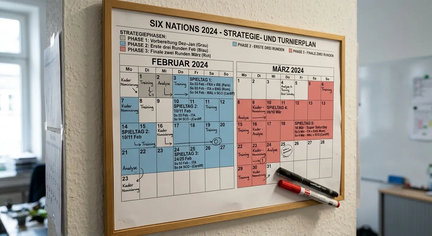Six Nations Saisonkalender für Sportwetter – optimale Wett-Zeitpunkte von Dezember bis März erklärt