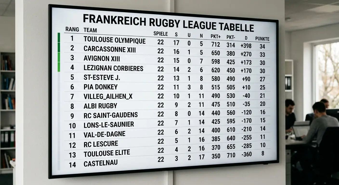 Top 14 Ligastruktur: Frankreichs höchste Rugby-Division mit 14 Teams und Play-off-Format – für Wetter erklärt