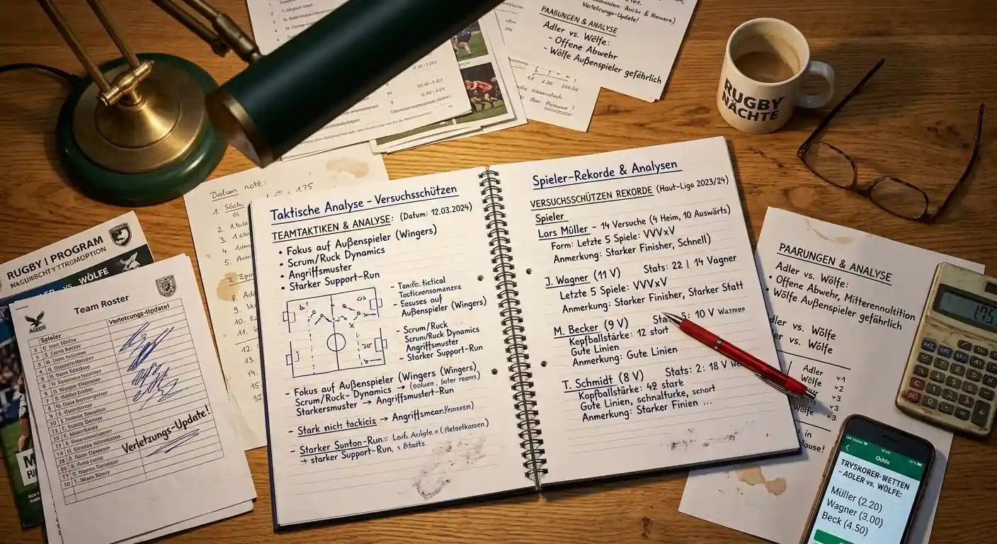 Strategie für Try-Schützen Wetten beim Rugby Union – Systematischer Ansatz für erfahrene Sportwetter
