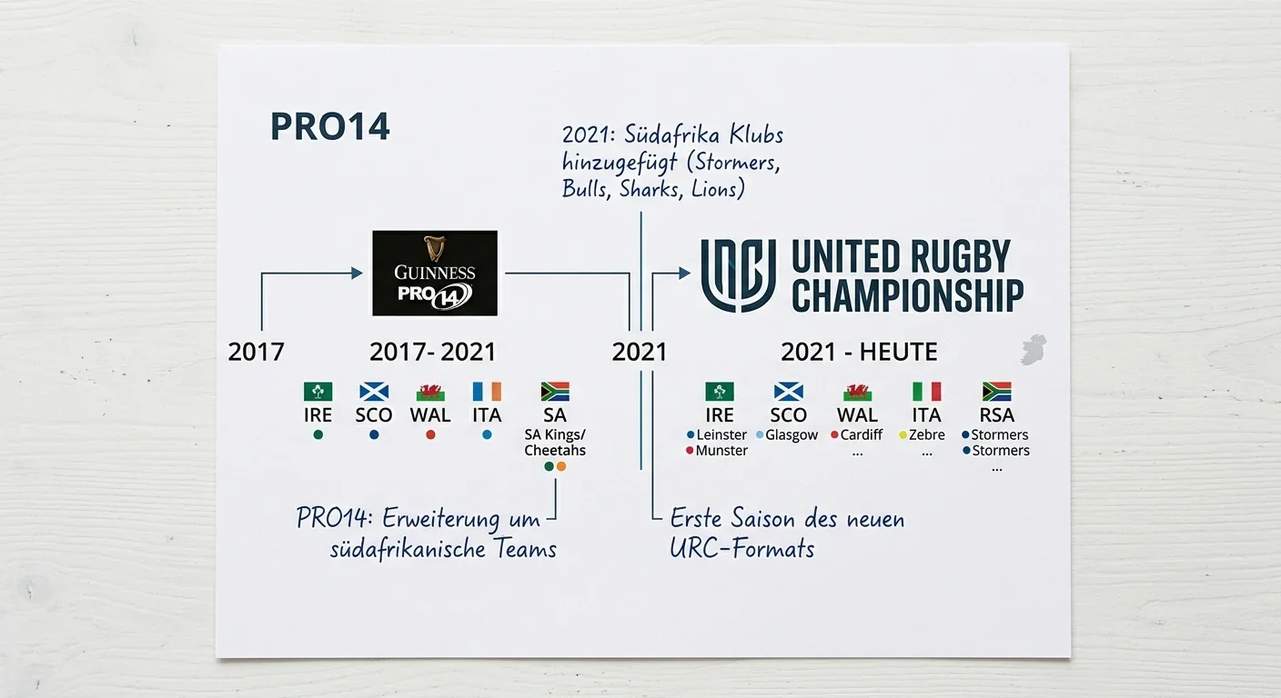 URC Geschichte und Entwicklung vom PRO14 zum United Rugby Championship